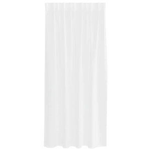 Tende con tende 2 pcs Bianco 140x175cm Poliestere 4108008