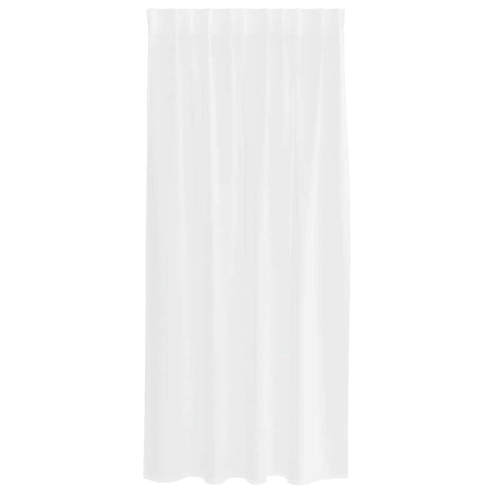 Tende con tende 2 pcs Bianco 140x175cm Poliestere 4108008