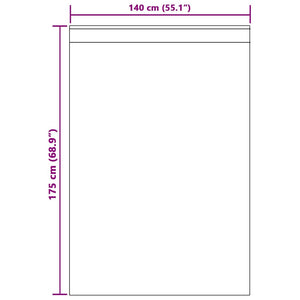 Tende con tende 2 pcs Bianco 140x175cm Poliestere 4108008