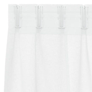 Tende con tende 2 pcs Bianco 140x175cm Poliestere 4108010