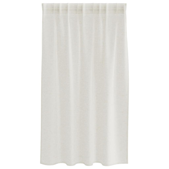 Tende con tende 2 pcs Crema Poliestere 4108012