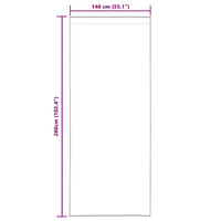 Tende con tende 2 pcs Crema Poliestere 4108016