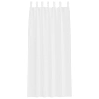 Tende con tende 2 pcs Bianco Poliestere 4108036