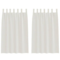 Tende con tende 2 pcs Crema Poliestere 4108038