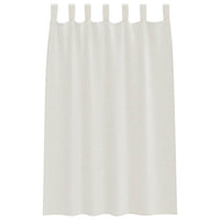 Tende con tende 2 pcs Crema Poliestere 4108038