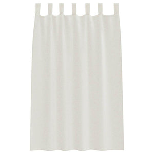 Tende con tende 2 pcs Crema Poliestere 4108038