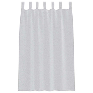 Tende con tende 2 pcs Grigio chiaro Poliestere 4108048