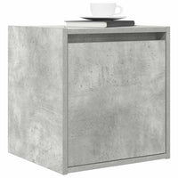 Comodini a Muro 2 pz Grigio Cemento 38x34x40 cm 861236