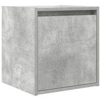 Comodini a Muro 2 pz-Set di 2 Tavolino da notte Grigio Cemento 38x34x40 cm 624822