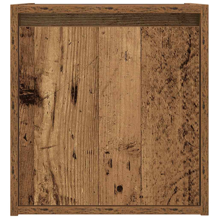 Comodini a Muro 2 pz-Set di 2 Tavolino da notte Legno Antico 38x34x40 cm 325194