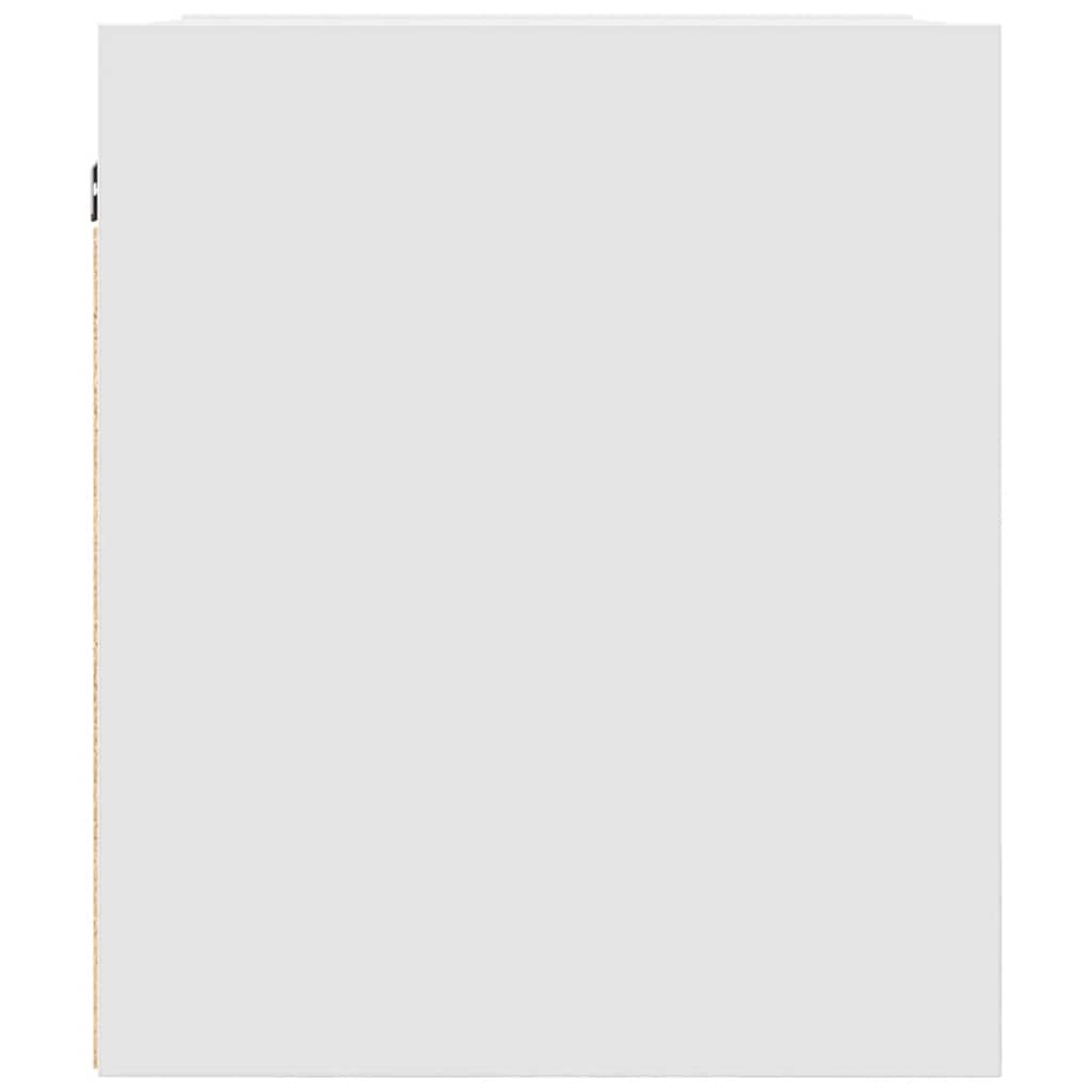 vidaXL Comodino a Muro Bianco 38x34x40 cm