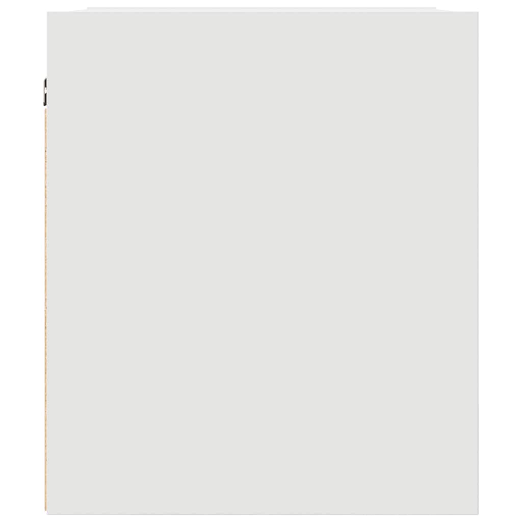 Comodini a Muro 2 pz Bianchi 38x34x40 cm 861248