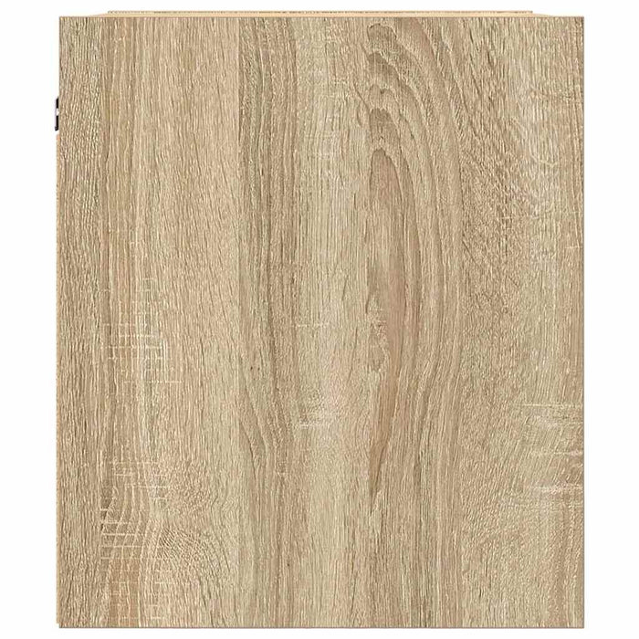 vidaXL Comodini a Muro 2 pz Rovere Sonoma 38x34x40 cm