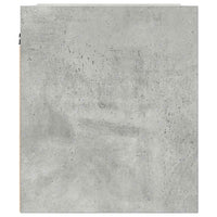Comodini a Muro 2 pz-Set di 2 Tavolino da notte Grigio Cemento 38x34x40 cm 269475