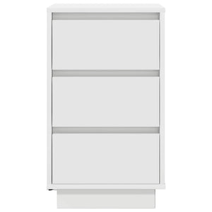 Comodini con Luci LED Bianco 38x34x65 cm 861301