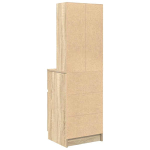 vidaXL Comodino Rovere Sonoma 39x35x125 cm in Legno Multistrato