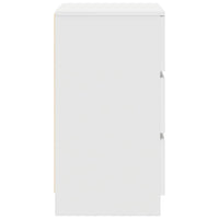 Comodino con 3 Cassetti Bianco 39x35x65 cm 861337