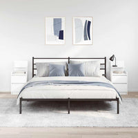 vidaXL Comodini con 2 Cassetti 2 pz Bianco 38x34x80 cm