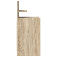 vidaXL Comodini con 2 Cassetti 2 pz Rovere Sonoma 38x34x80 cm