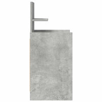 Comodini con 2 Cassetti 2 pz-Set di 2 Tavolino da notte Grigio Cemento 38x34x80 cm