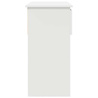 Tavolo Consolle con Cassetti Bianco 85,5x38,5x74,5 cm 861391