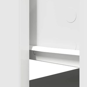 Tavolo Consolle con Cassetti Bianco 85,5x38,5x74,5 cm 861391