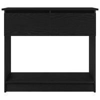 Tavolo Consolle con Cassetti Nero 85,5x38,5x74,5 cm 861392