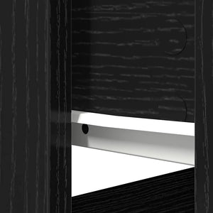 Tavolo Consolle con Cassetti Nero 85,5x38,5x74,5 cm 861392