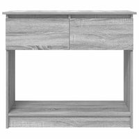 Tavolo Consolle con Cassetti Grigio Sonoma 85,5x38,5x74,5 cm 861396