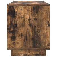 vidaXL Mobile Porta TV con Luci LED Rovere Fumo 100x41x50 cm