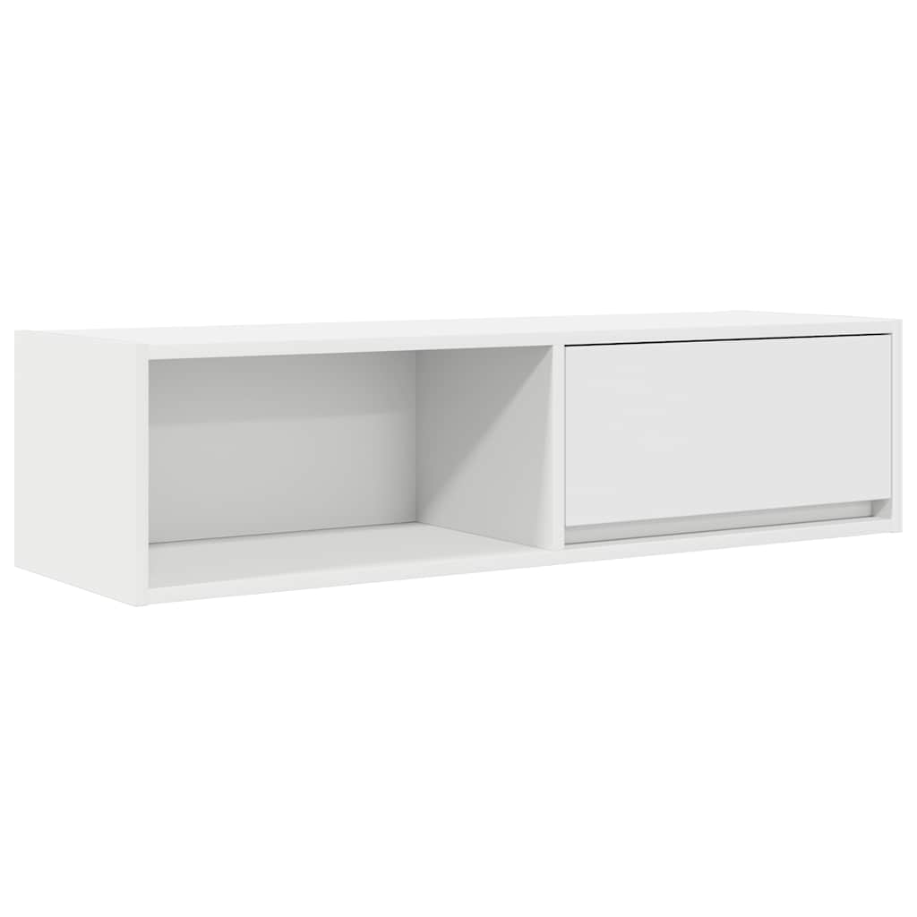 Mobile Porta TV-Mobile per TV-Credenza TV Bianco 100x31x25,5 cm in Legno Multistrato