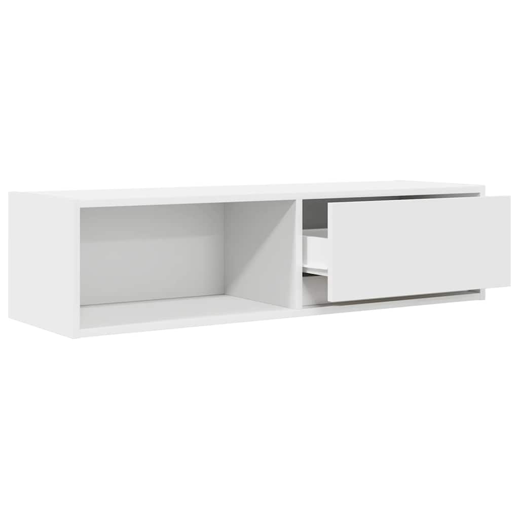 Mobile Porta TV-Mobile per TV-Credenza TV Bianco 100x31x25,5 cm in Legno Multistrato