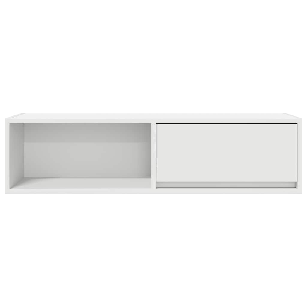 Mobile Porta TV-Mobile per TV-Credenza TV Bianco 100x31x25,5 cm in Legno Multistrato