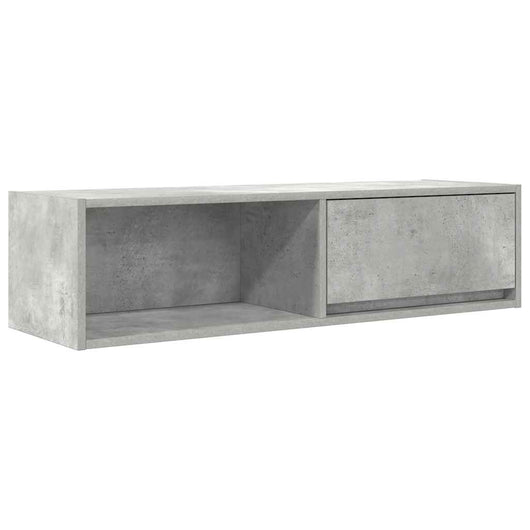 Mobile TV-Credenza TV-Console TV Grigio Cemento 100x31x25,5 cm Legno Multistrato