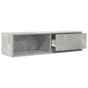 Mobile TV-Credenza TV-Console TV Grigio Cemento 100x31x25,5 cm Legno Multistrato