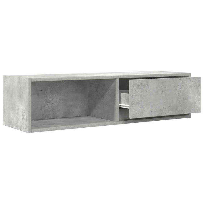 Mobile TV-Credenza TV-Console TV Grigio Cemento 100x31x25,5 cm Legno Multistrato
