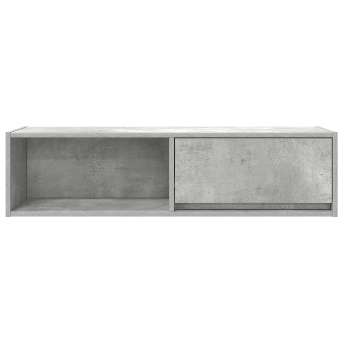 Mobile TV-Credenza TV-Console TV Grigio Cemento 100x31x25,5 cm Legno Multistrato