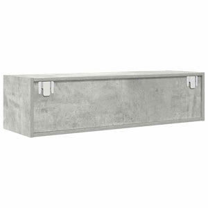 Mobile TV-Credenza TV-Console TV Grigio Cemento 100x31x25,5 cm Legno Multistrato