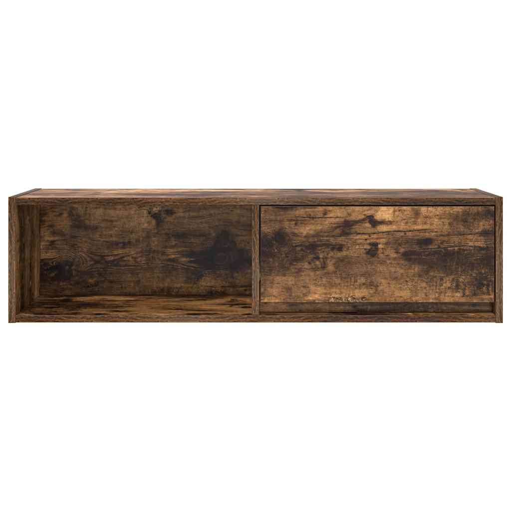 Mobile TV-Credenza per TV-Console TV Rovere Fumo 100x31x25,5 cm in Legno Multistrato