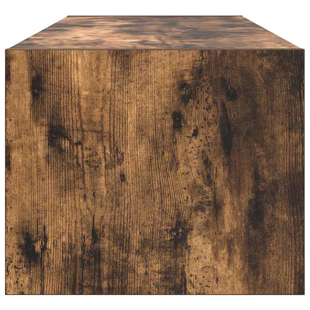 Mobile TV-Credenza per TV-Console TV Rovere Fumo 100x31x25,5 cm in Legno Multistrato