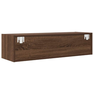 vidaXL Mobili TV 2 pz Rovere Marrone 100x31x25,5 cm Legno Multistrato