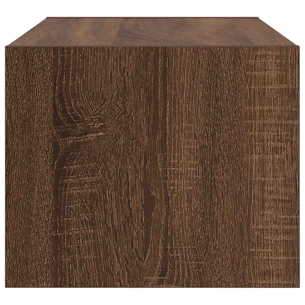 vidaXL Mobili TV 2 pz Rovere Marrone 60x31x25,5 cm Legno Multistrato