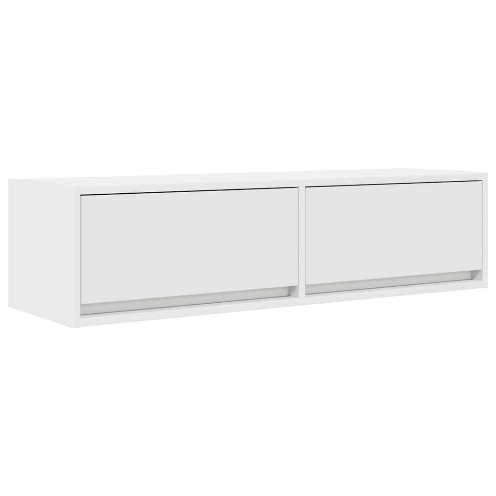 Mobile TV-Credenza TV-Console TV Bianco 100 x 31 x 25.5 cm Legno multistrato