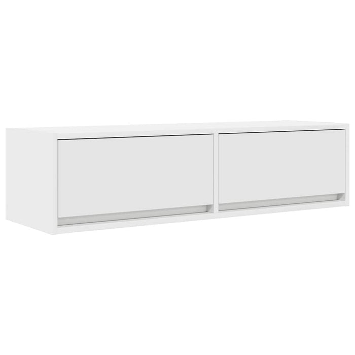 Mobile TV-Credenza TV-Console TV Bianco 100 x 31 x 25.5 cm Legno multistrato