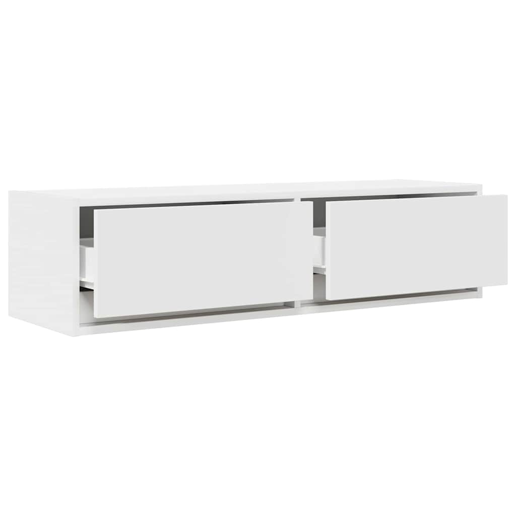 Mobile TV-Credenza TV-Console TV Bianco 100 x 31 x 25.5 cm Legno multistrato