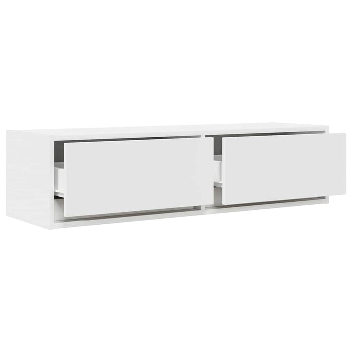 Mobile TV-Credenza TV-Console TV Bianco 100 x 31 x 25.5 cm Legno multistrato