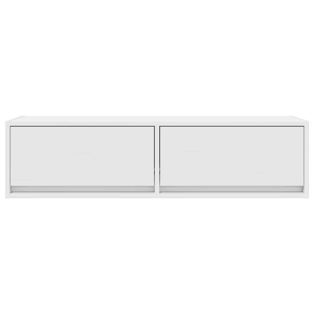 Mobile TV-Credenza TV-Console TV Bianco 100 x 31 x 25.5 cm Legno multistrato