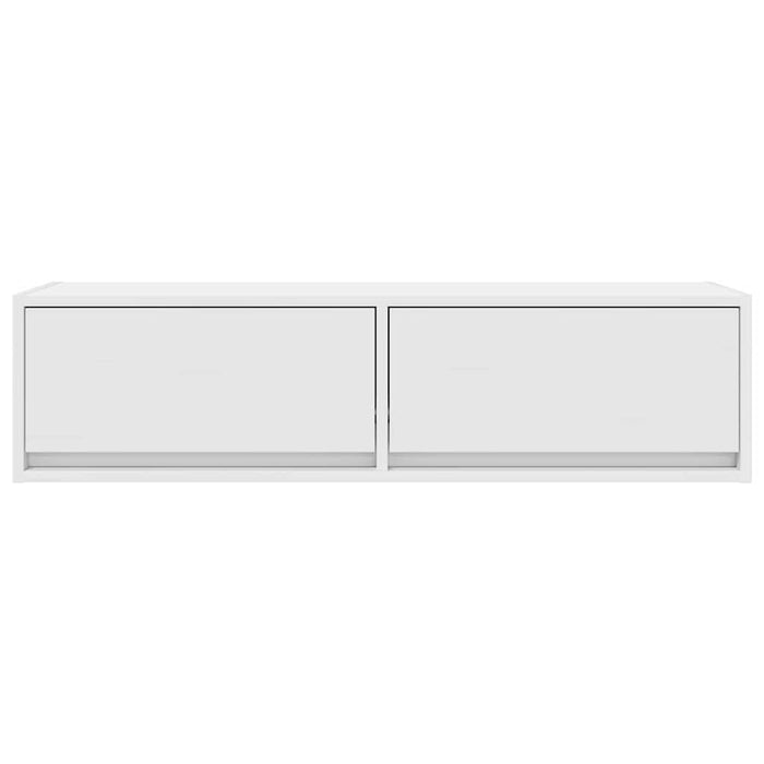 Mobile TV-Credenza TV-Console TV Bianco 100 x 31 x 25.5 cm Legno multistrato