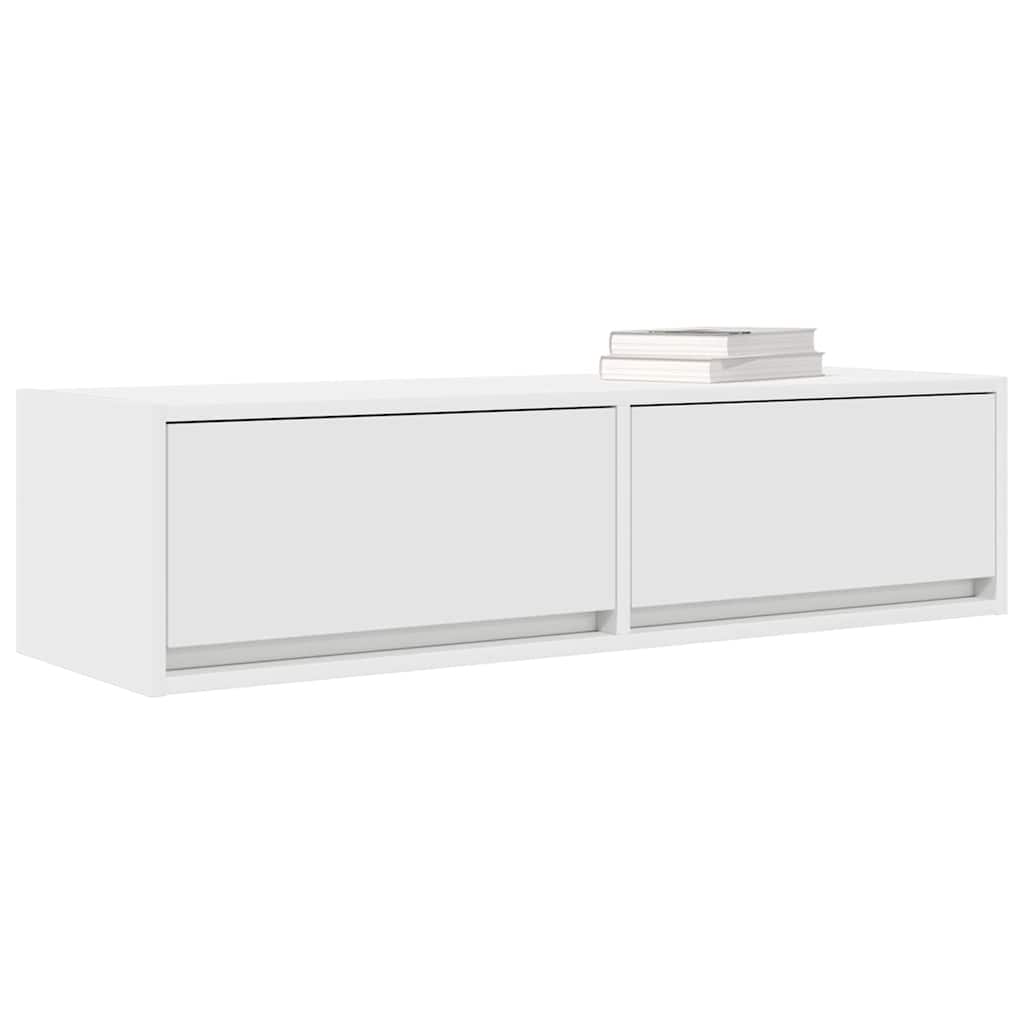 Mobile TV-Credenza TV-Console TV Bianco 100 x 31 x 25.5 cm Legno multistrato