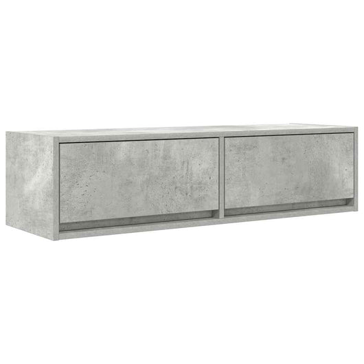 Mobile TV-Credenza TV-Console TV Grigio cemento 100 x 31 x 25.5 cm Legno multistrato